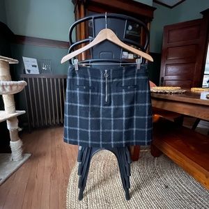Madewell plaid fireside mini skirt